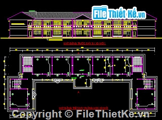 bản vẽ trường học,thiết kế trường học,chi tiết trường học